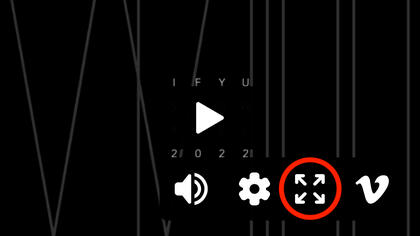 Full Screen Button Full Screen Button
